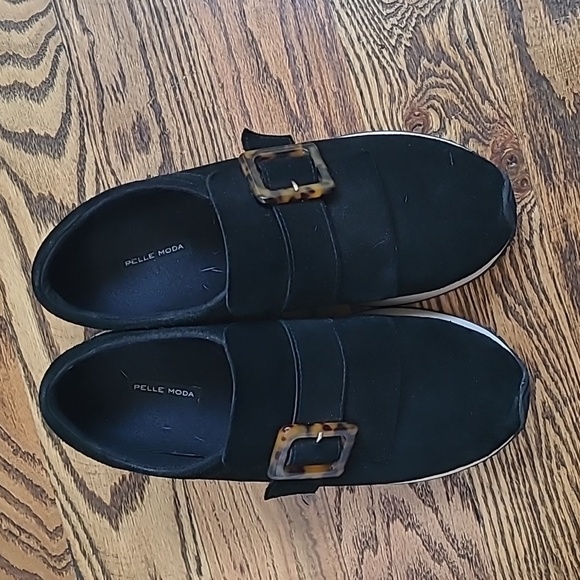 Pelle Moda Odate Slip-On Platform Sneaker With Buckle Size 8 - Picture 4 of 10